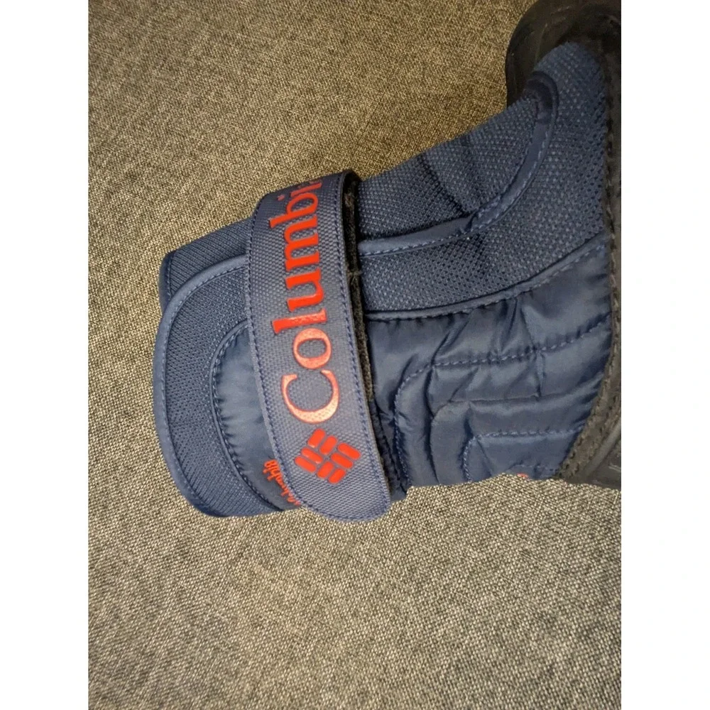 Columbia Snow Boots Kids Unisex Blue Waterproof Insulated Winter Youth Shoes
